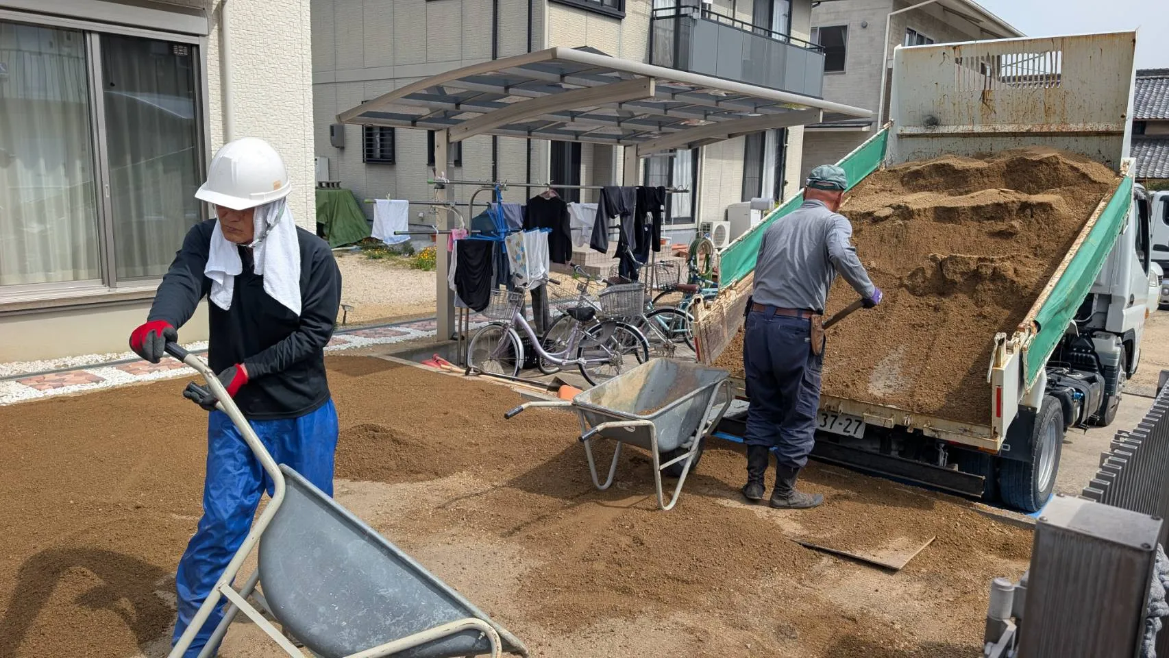 香川県で庭じまいを行い更地になった施工事例